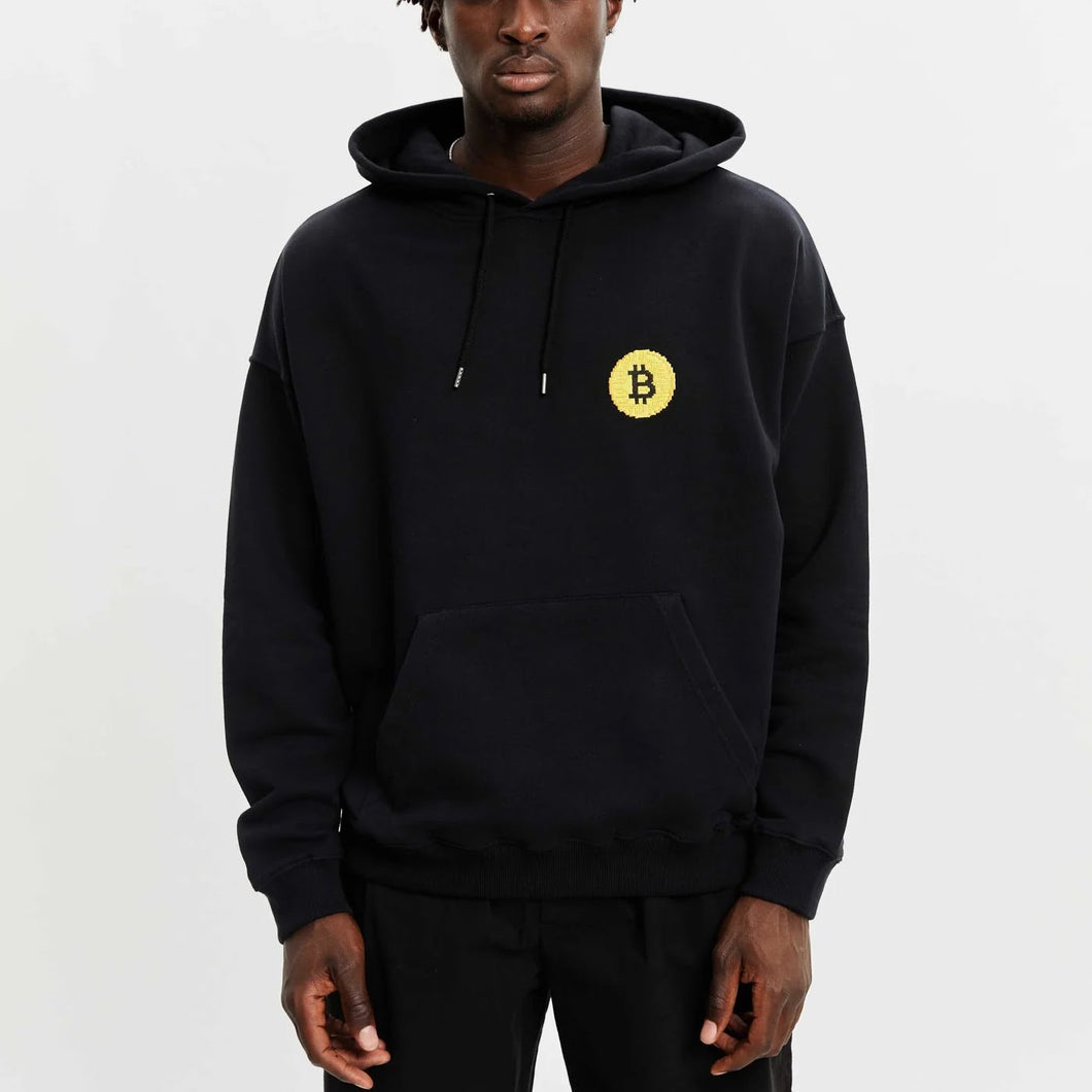 Bitcoin Pixel Logo Hoodie